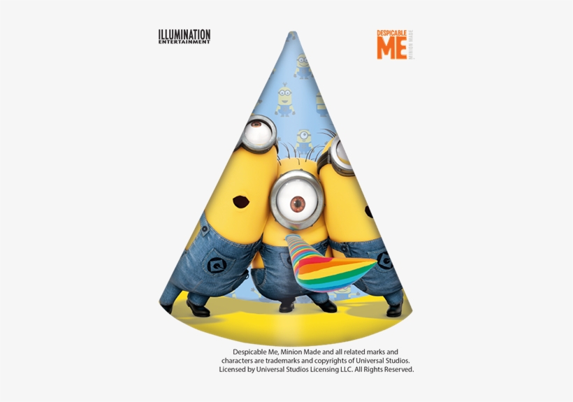 Minions Party Hats Larger Photo - 6 Lovely Minions Paper Cone Hats, transparent png download
