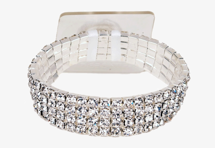 Floral Corsage Bracelet - Rock Candy Silver Corsage Bracelet, transparent png download