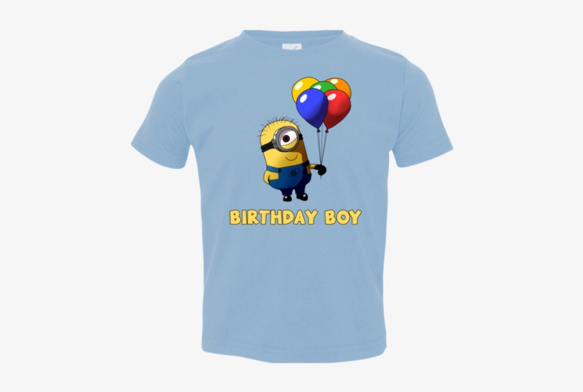Minions Balloons Toddler Jersey T-shirt - T-shirt, transparent png download