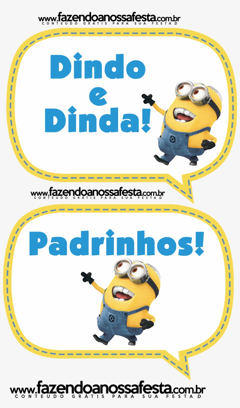 Plaquinhas Divertidas Dos Minions Minion Party, Tent - Plaquinhas Para Aniversario Dos Minions, transparent png download
