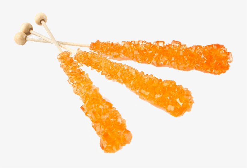 Rock Candy On A Stick - Orange Rock Candy, transparent png download