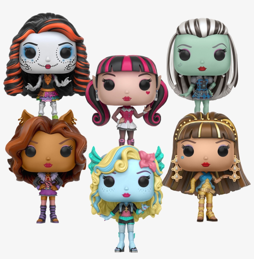 Welcome To Monster High Pop Vinyl Figure Bundle - Monster High Pop Figures, transparent png download