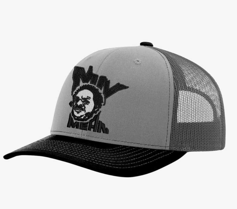 Mn Mean Truthful Trucker Cap - Richardson 112 Grey Charcoal Black, transparent png download