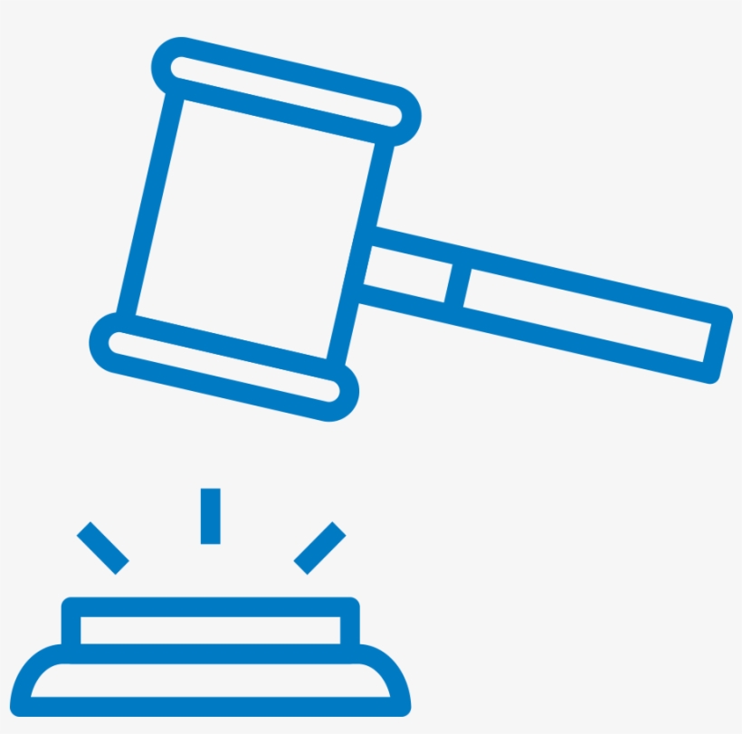 Gavel Icon - Gavel, transparent png download