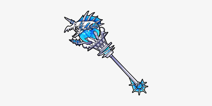 Gear Moses Staff Of Seas Render - Unison League Ur Staffs, transparent png download