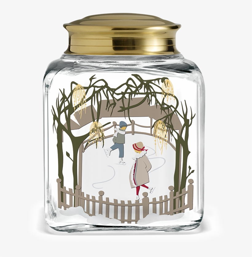 Holmegaard Christmas Biscuit Jar 2018 Multi H16 5 - Holmegaard Christmas Biscuit Jar 2017, transparent png download