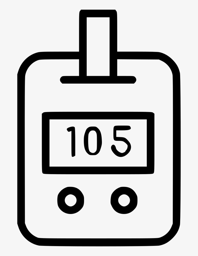 Blood Glucose Meter Comments - Blood Glucose Meter Icon, transparent png download