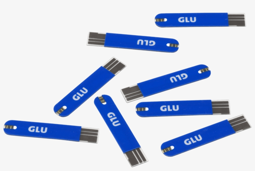 Glucose Test Strips Blue - Computer Data Storage, transparent png download