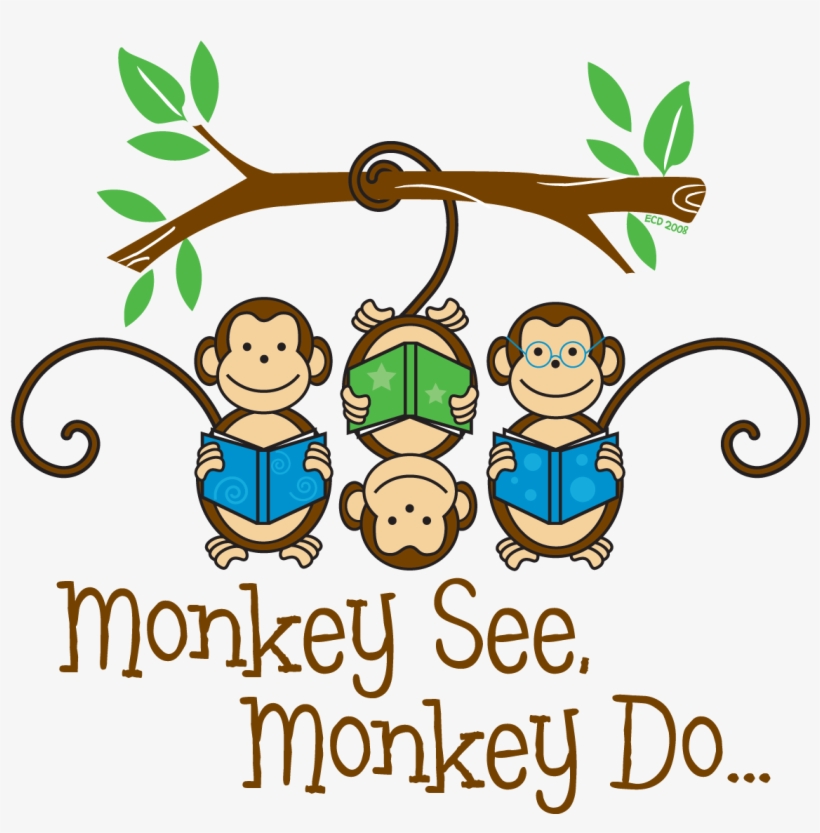 In Chapter One Of Darwin's Eema He Discusses The Idea - Monkey See Monkey Do, transparent png download
