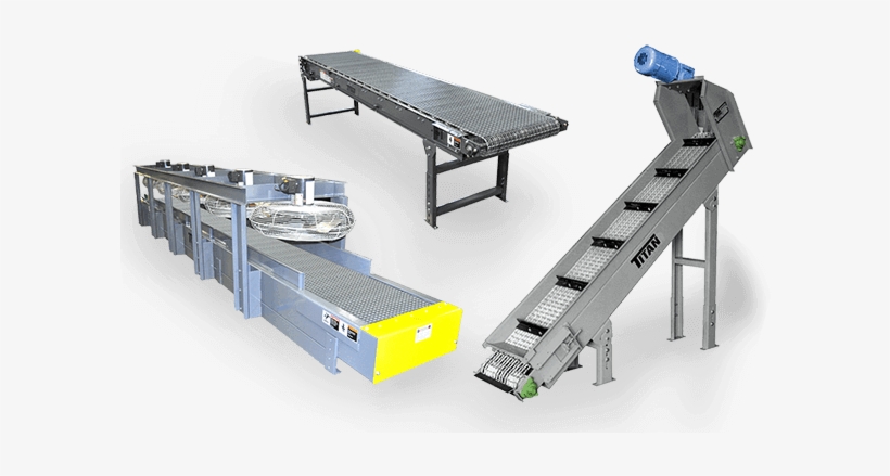 Belt Conveyors With Wire Mesh - Wire Mesh Belt Conveyor Inclined, transparent png download