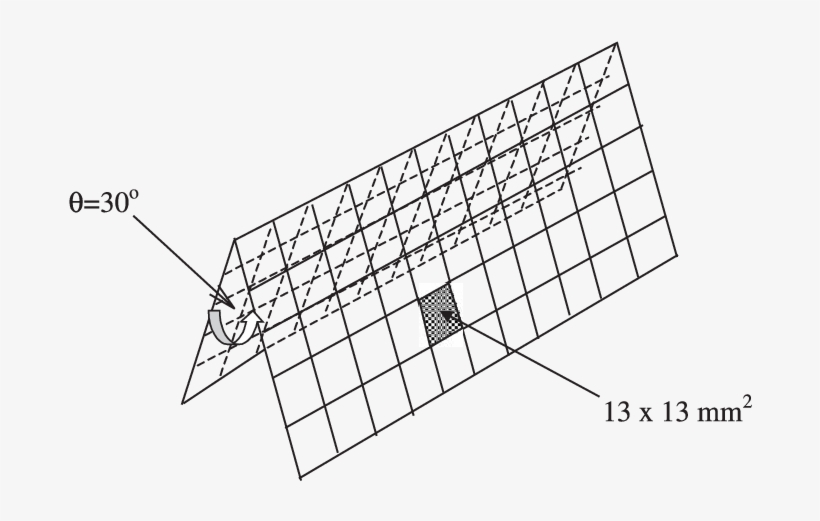 Schematic Of Metal Mesh For The Roughness Used In This - Metal, transparent png download