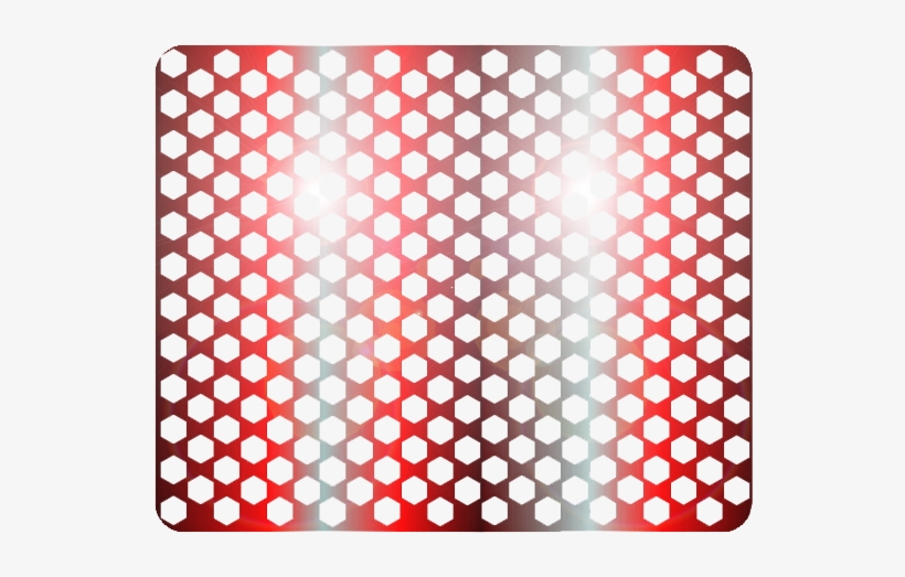 Red Metal Mesh - Optical Illusion, transparent png download