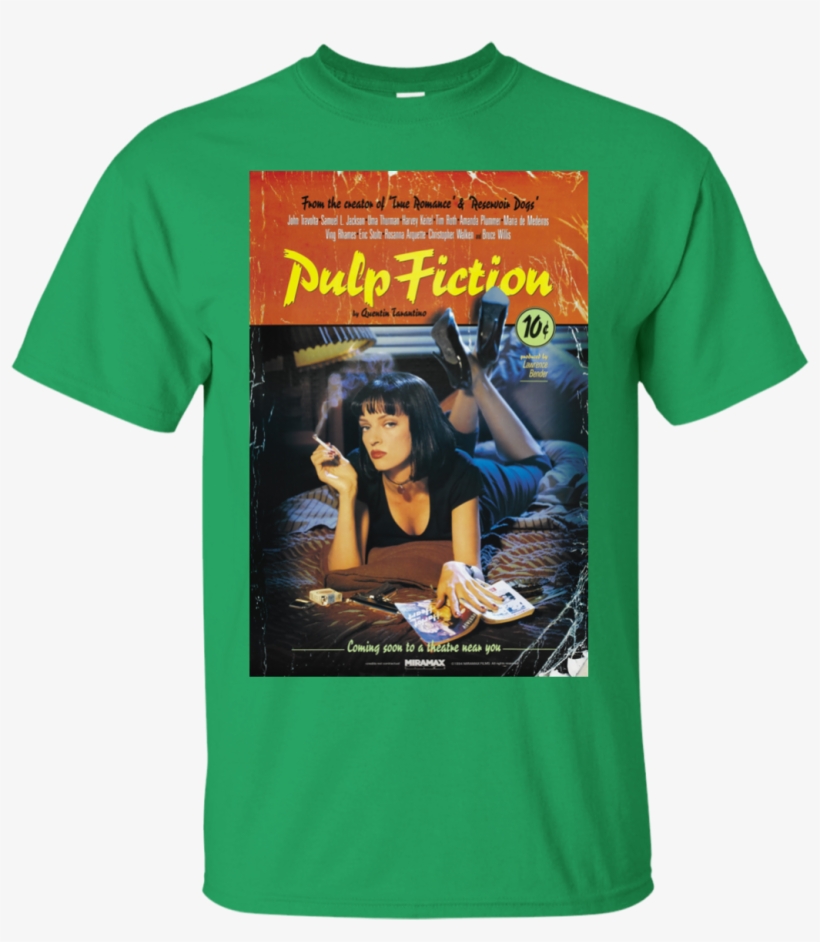 Pulp Fiction Movie Poster T-shirt - Pulp Fiction Original Poster, transparent png download