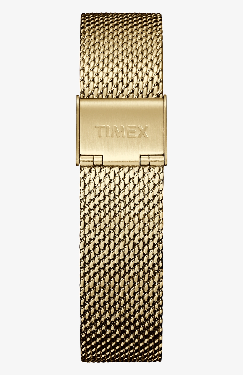 18mm Mesh Band Gold-tone Large - 9mm Watch Band Mesh, transparent png download