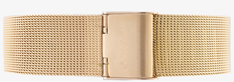 Gold Metal Mesh Strap - Wristology Olivia Lines Rose Gold, transparent png download