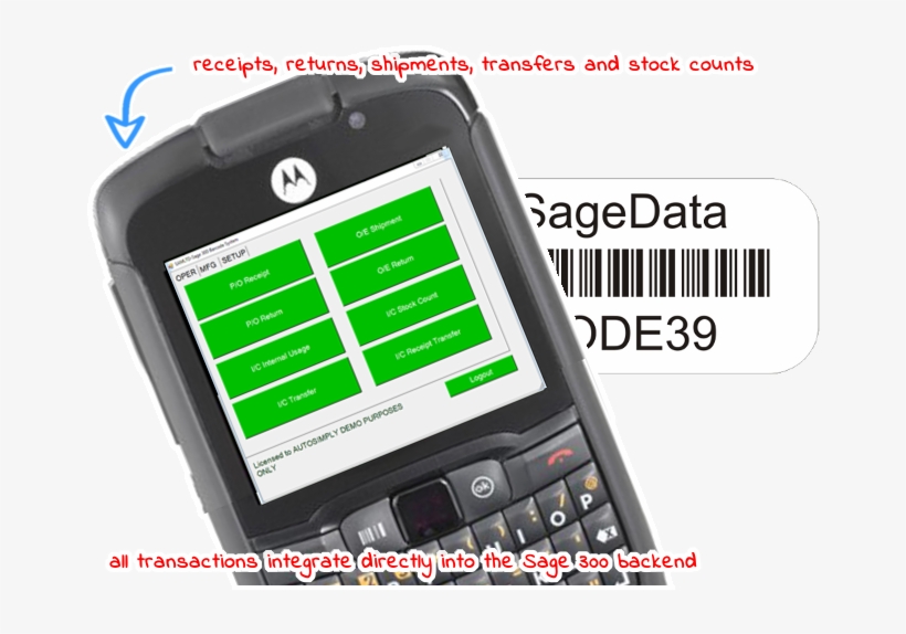 Sage 300 Barcode Inventory Allows You To Better Track - Sage 300, transparent png download