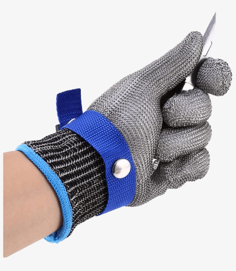 Jpgstainless Steel Wire Mesh Gloves-porschan - Metal Mesh Gloves Ppe, transparent png download