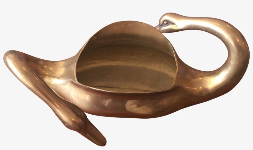 Extremely Heavy Duck Head Brass Planter - Teapot, transparent png download