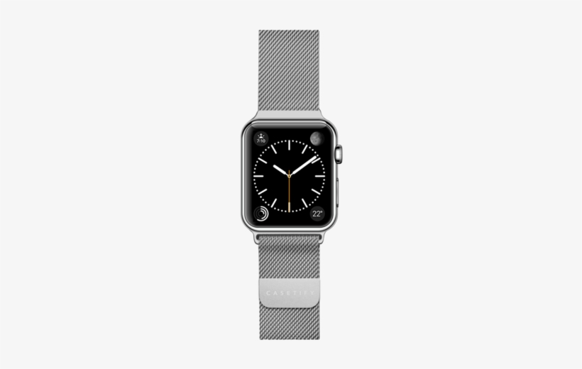 Stainless Steel Mesh Apple Watch Band - Casetify Stainless Steel Mesh Apple Watch Band, transparent png download