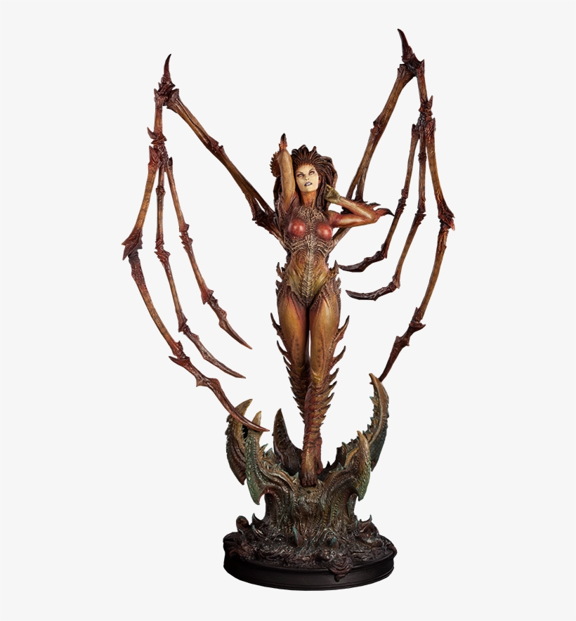 25" Starcraft Polystone Statue Kerrigan - Kerrigan Statue, transparent png download