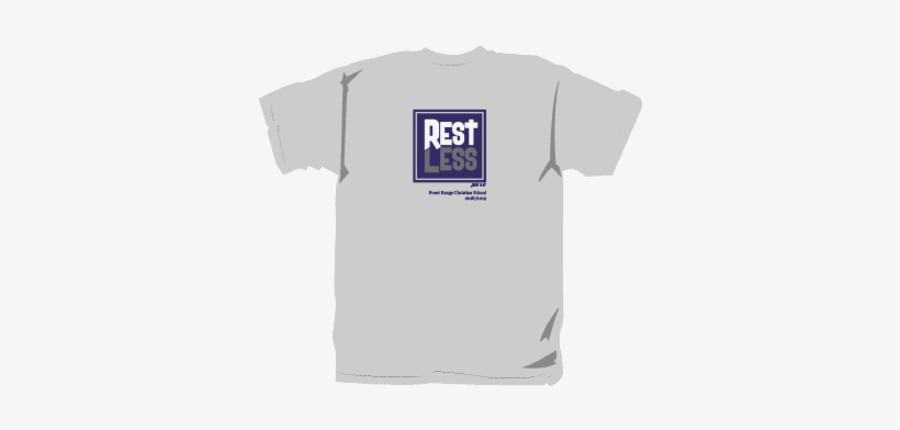 Restless T-shirt Mockup - Number, transparent png download