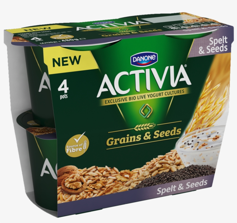 Activia Grains And Seeds, transparent png download
