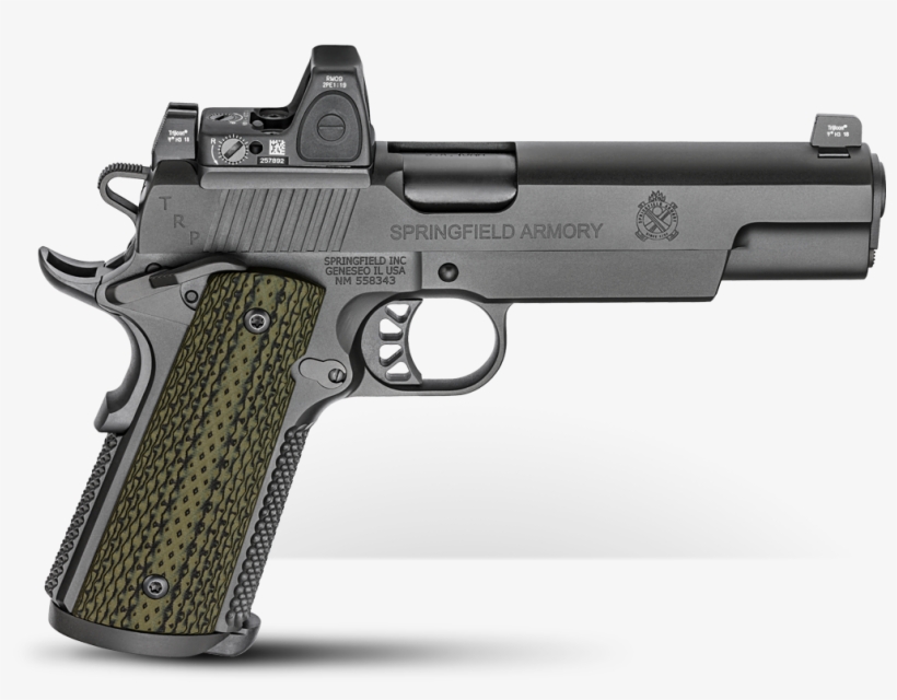 1911 Trp 10mm Rmr Model - Springfield Armory Rmr 10mm, transparent png download