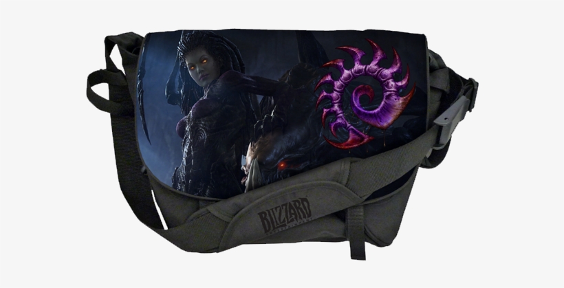 Starcraft® Ii Razer Messenger Bag - Razer Starcraft Ii Zerg Edition Messenger Bag, transparent png download