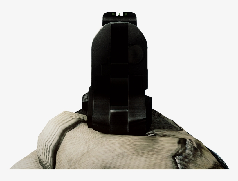 Wait Are There No Proper Iron Sights On The Pistols - Pistol Iron Sight Png, transparent png download