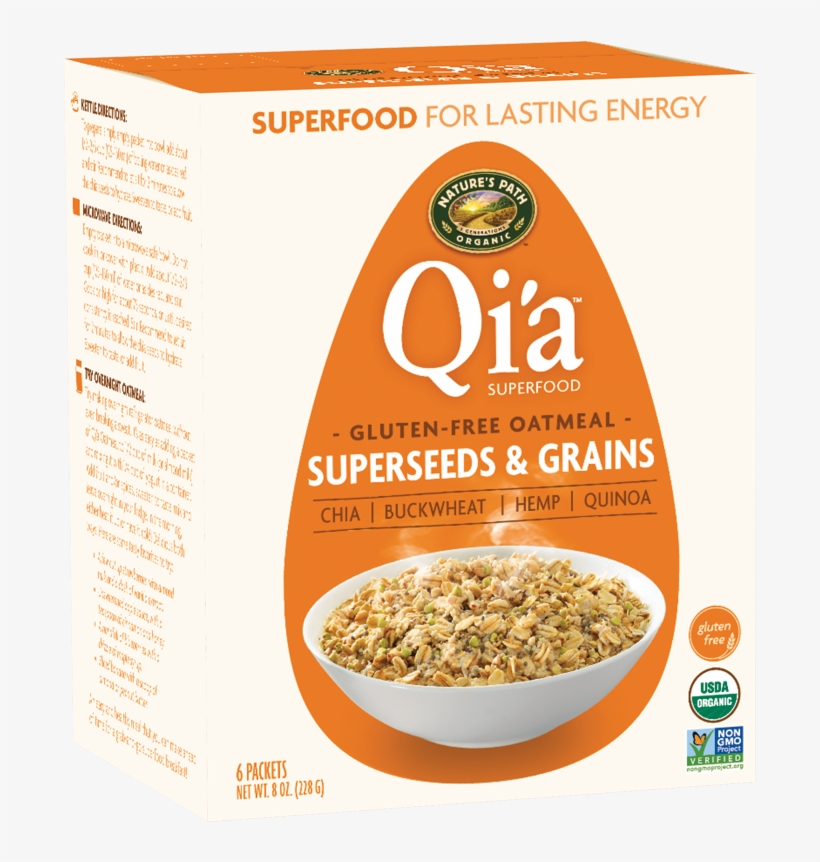 Qia Gluten Free Oatmeal, transparent png download