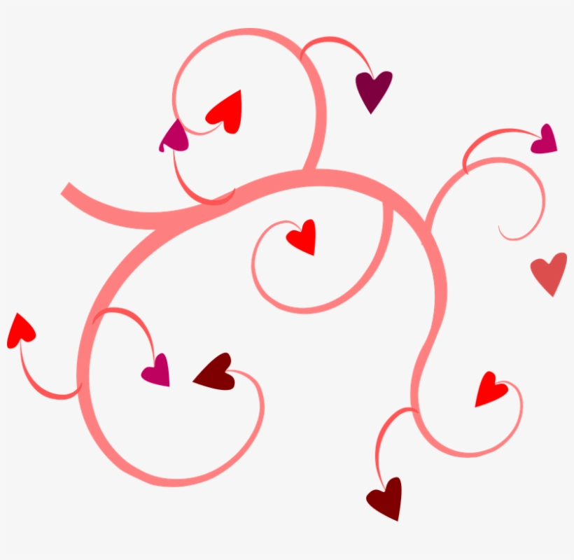 Vine Vector Graphics - Vectores Corazones Rojos Png, transparent png download