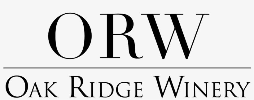 Letters O, R, W Horizontal, Horizontal Line Underneath, - Oak Ridge Winery Logo, transparent png download