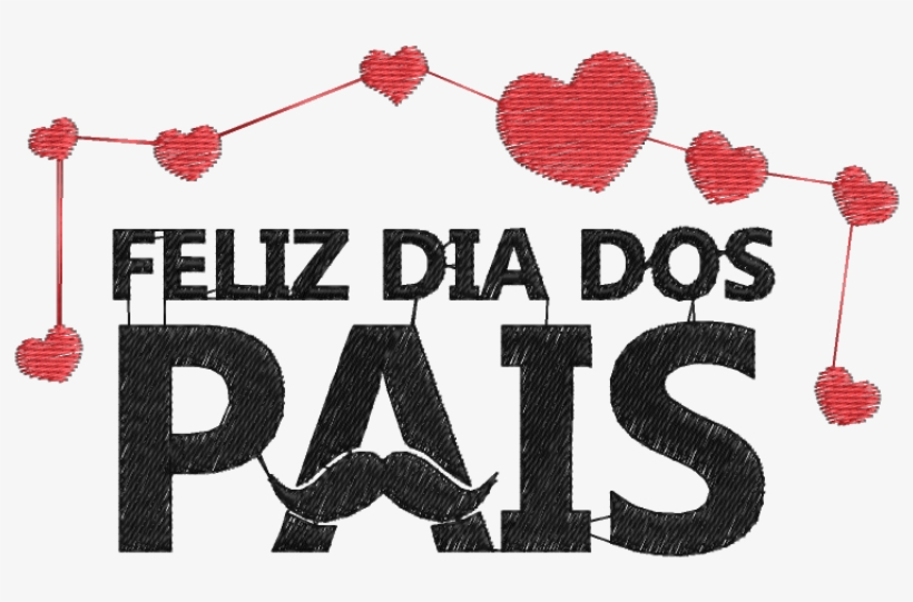 Matriz De Bordado Feliz Dia Dos Pais - Feliz Dia Dos Pais Gravata Png, transparent png download