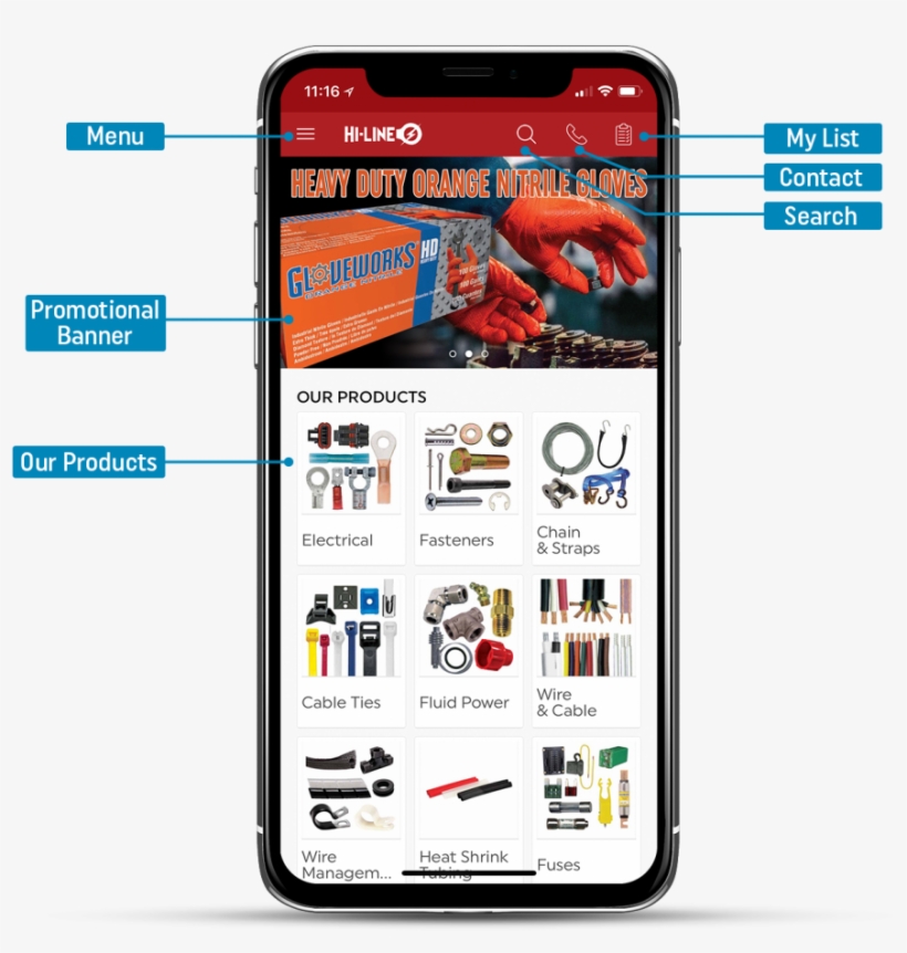 Menu Tapping On The Menu Icon Will Make The Menu Sidebar - Iphone, transparent png download