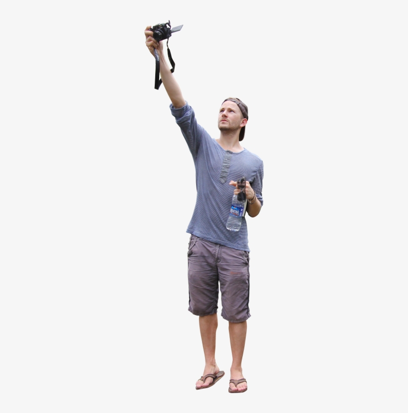 Taking A Photo Of Something Below - Person Taking Picture Png, transparent png download