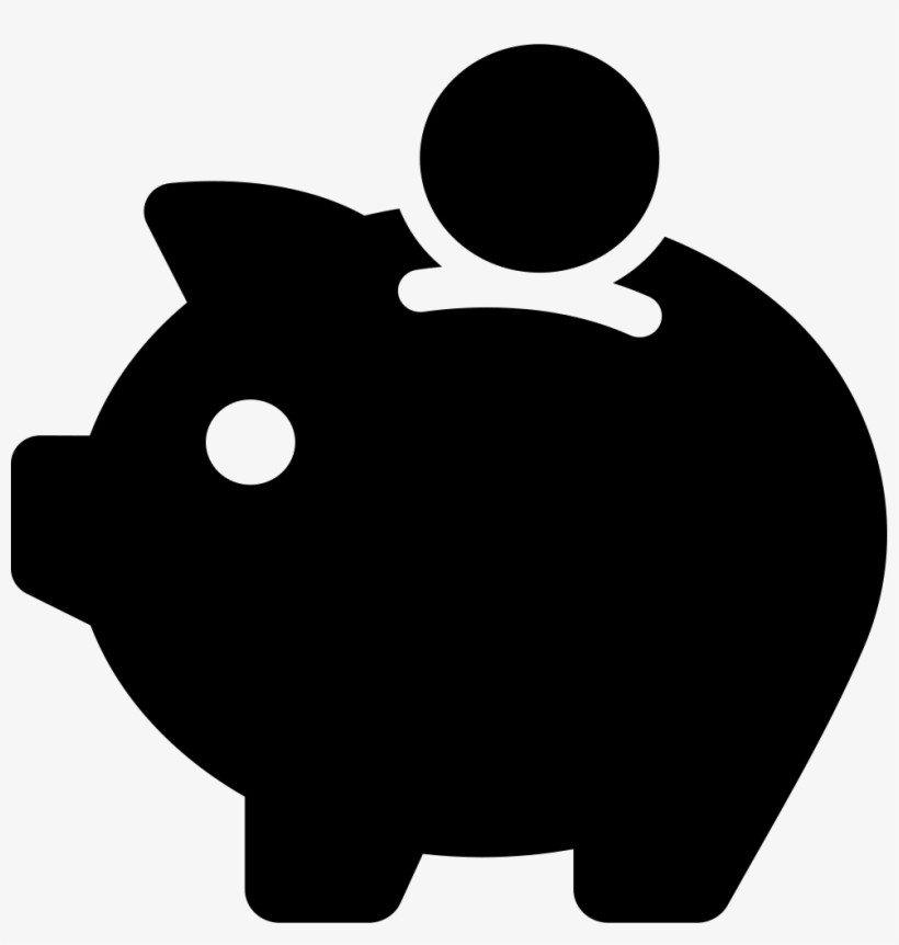 Piggy Bank Comments - Piggy Bank Vector Icon, transparent png download