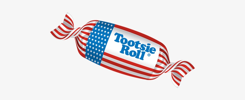American Flag Tootsie Roll Midgees - Tootsie Roll, transparent png download