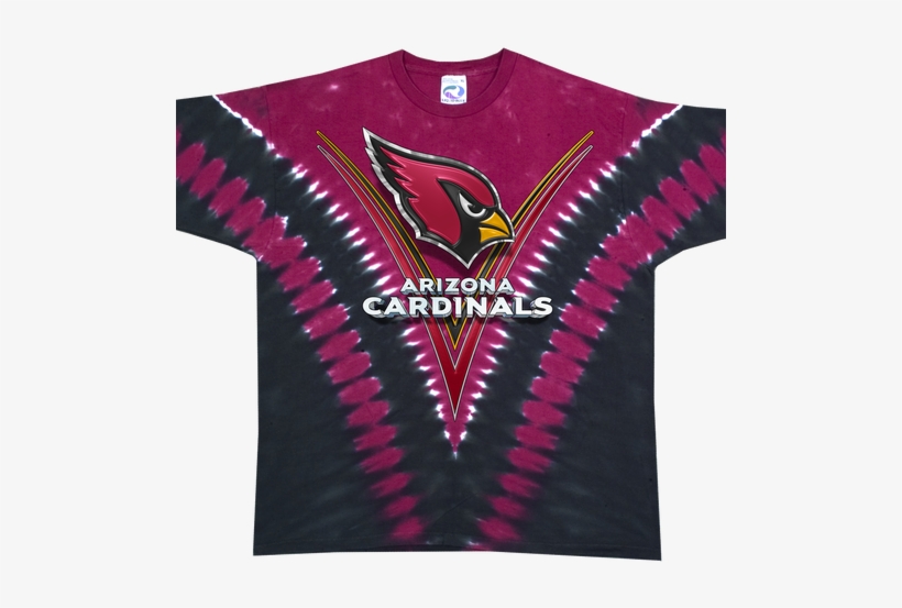 Arizona Cardinals V Dye T Shirt - Long-sleeved T-shirt, transparent png download