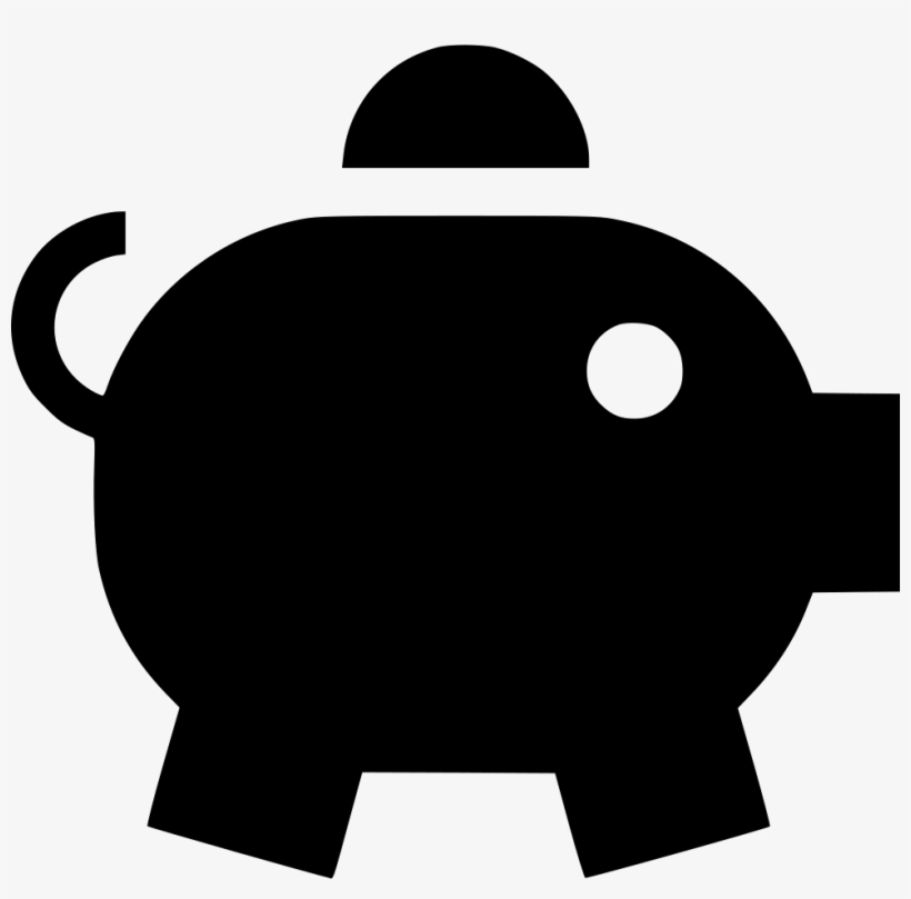 Piggy Bank Banking - Icon, transparent png download