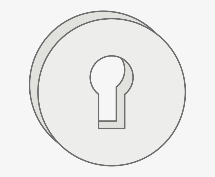 Lock Clipart Png - Keyhole Clipart, transparent png download