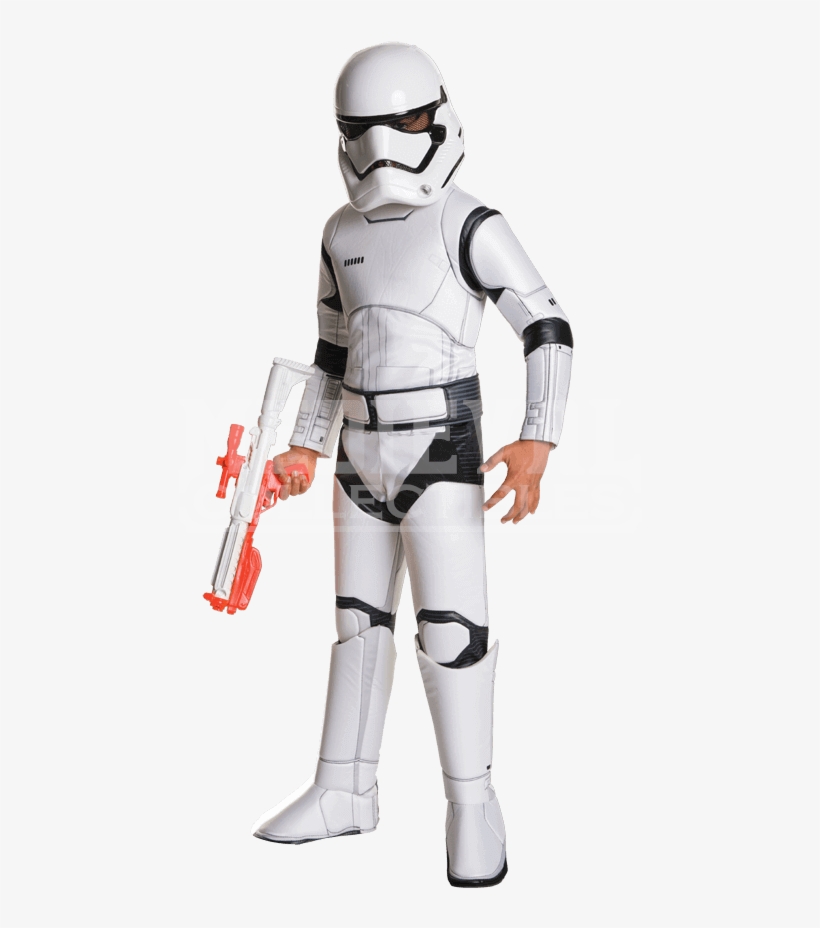 Kids Stormtrooper Super Deluxe Costume - Halloween Costumes As Stormtroopers, transparent png download