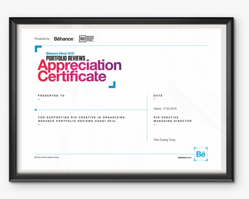 Certificate Show - Certificate Behance, transparent png download