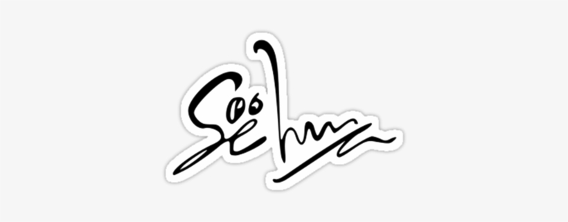 Sehunautograph - Logo Sehun Exo K, transparent png download