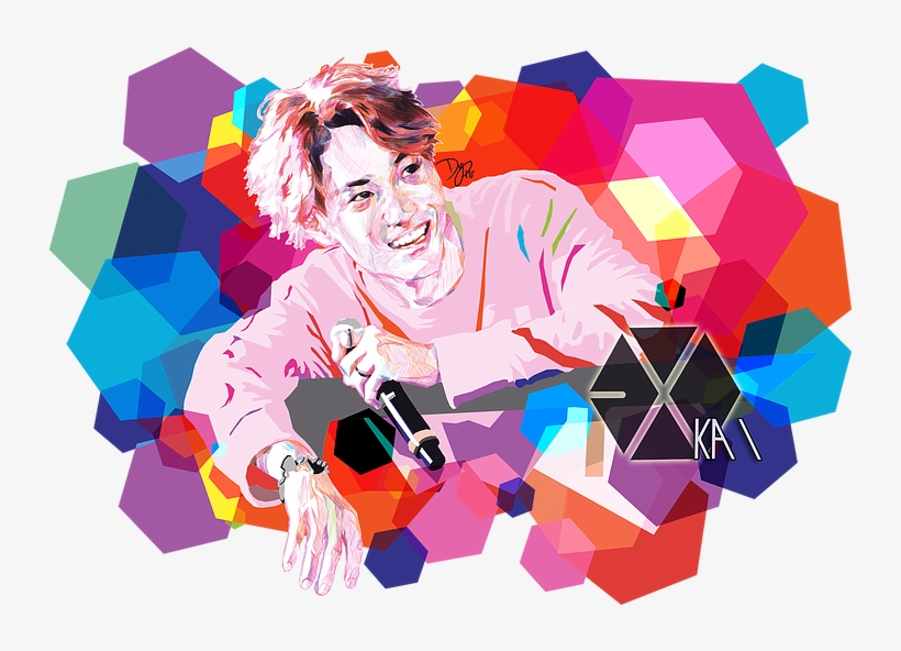 [exo] Kai - Exo Kpop Pinback Buttons, transparent png download