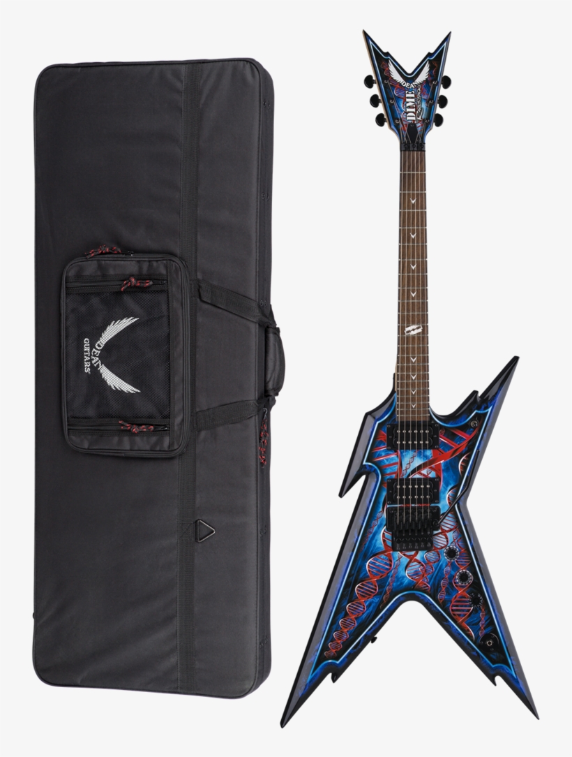 Dean Guitars Rzr Db F Dna Razorback Db Floyd Dna Spatter - Dean Razorback Db Floyd Dna Spatter, transparent png download