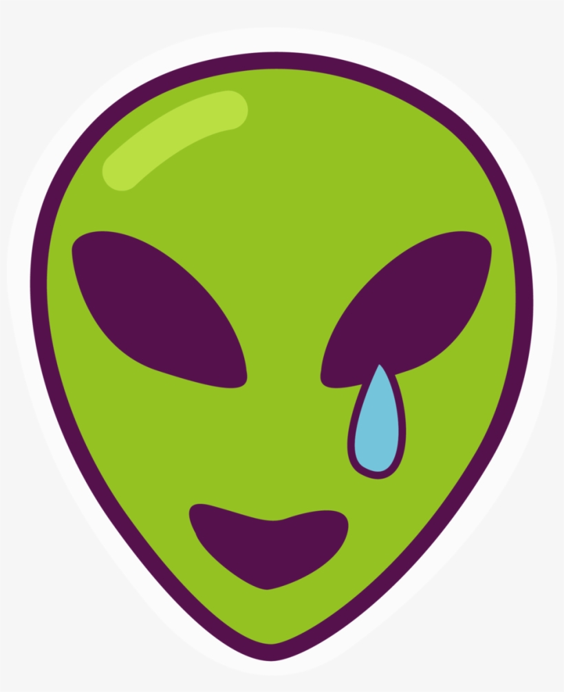 Crying Alien - Rainbow Shops, transparent png download