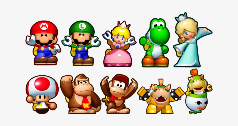 Amiibo Collectors, This One Is For You - Mini Mario & Friends Amiibo Challenge All Characters, transparent png download