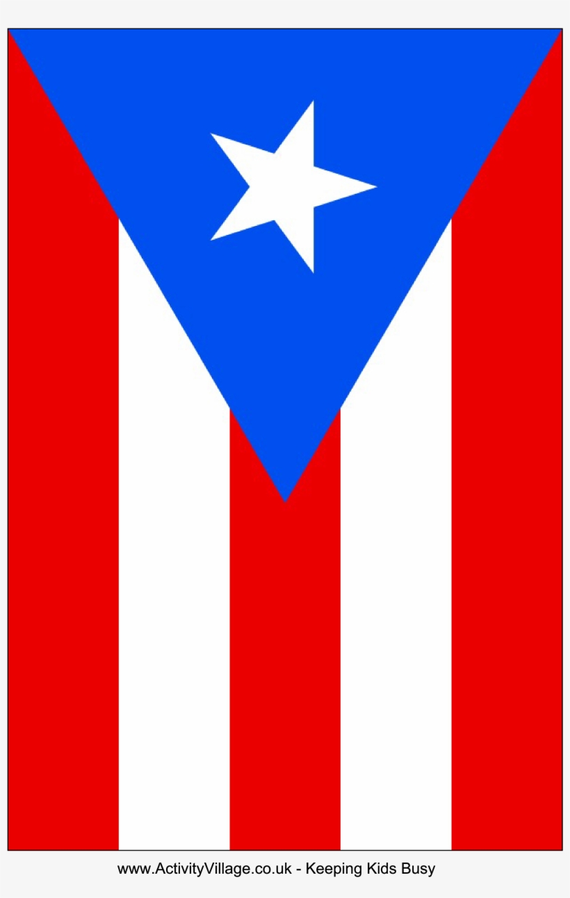 Download This Free Printable Puerto Rico Template A4 - Puerto Rico, transparent png download