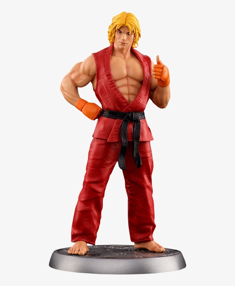 8" Street Fighter Statue Ken - Statue, transparent png download