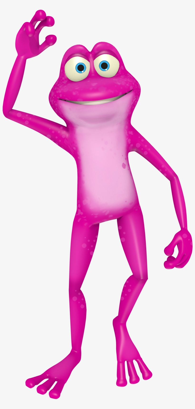Call 1-844 Get Frog - Pink Frog, transparent png download